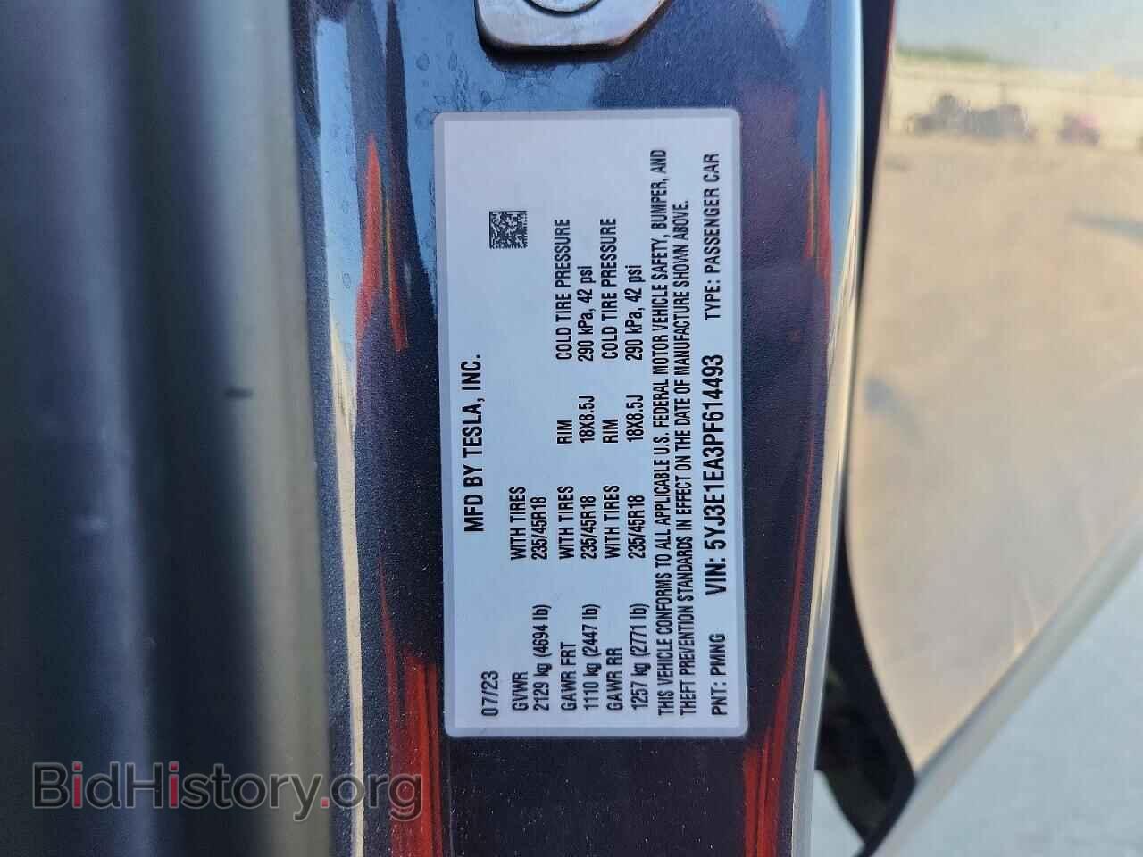 2023 TESLA MODEL 3 - VIN: 5YJ3E1EA3PF614493 - Photo 13