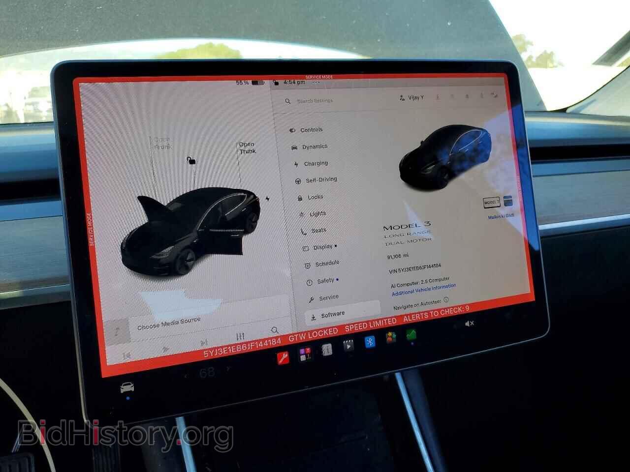 2018 TESLA MODEL 3 - VIN: 5YJ3E1EB6JF144184 - Photo 9