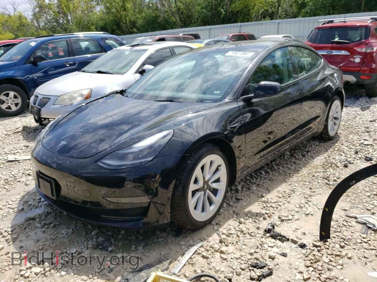 Photo 5YJ3E1EB0NF290571 - TESLA MODEL 3 2022