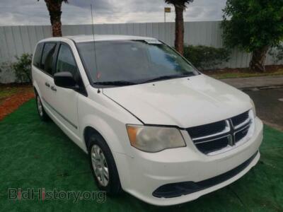 2011 Dodge CARAVAN Grand Cara, белый — VIN 2D4RN1AGXBR742153, Copart