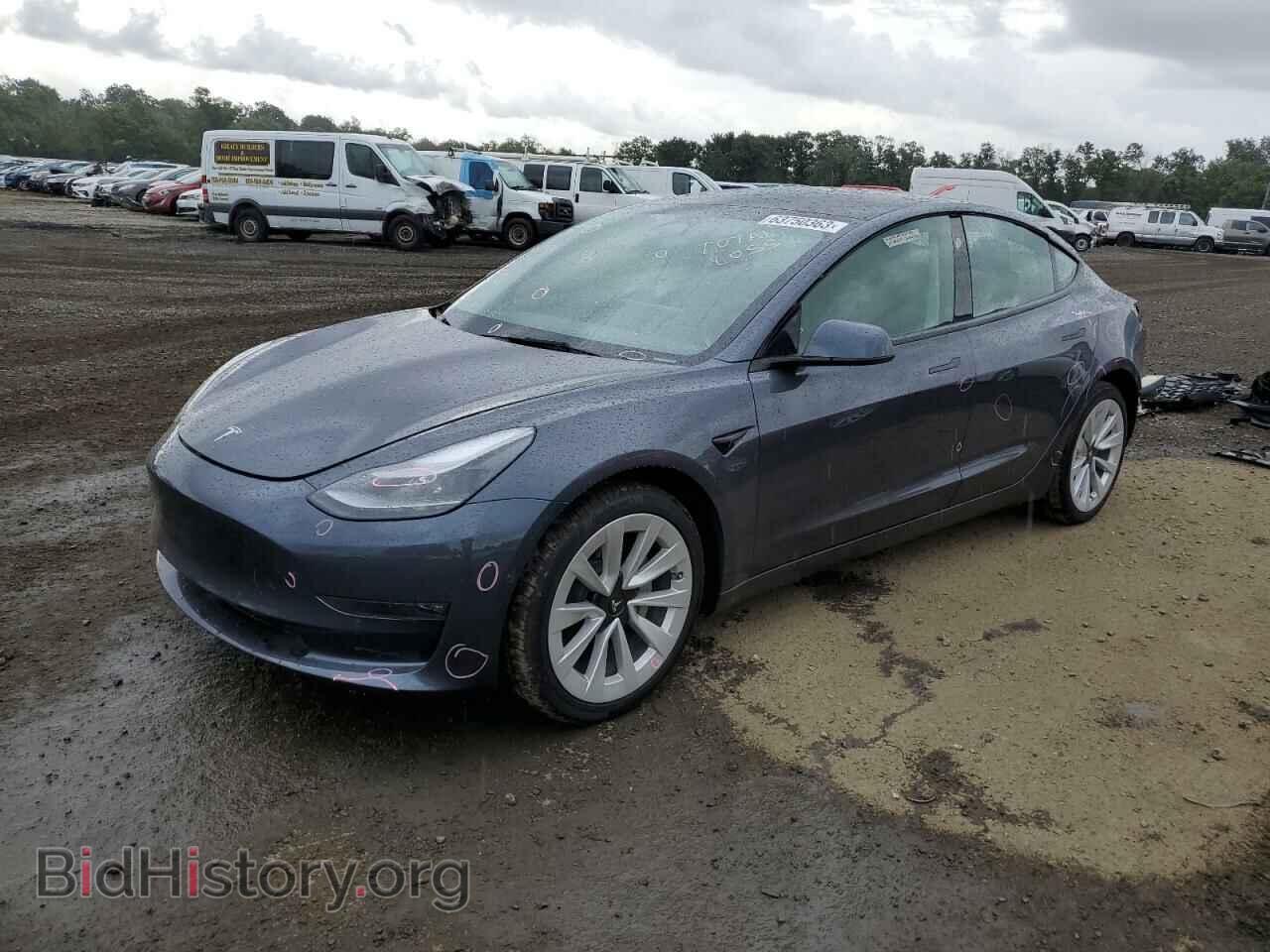Photo 5YJ3E1EB1NF350910 - TESLA MODEL 3 2022