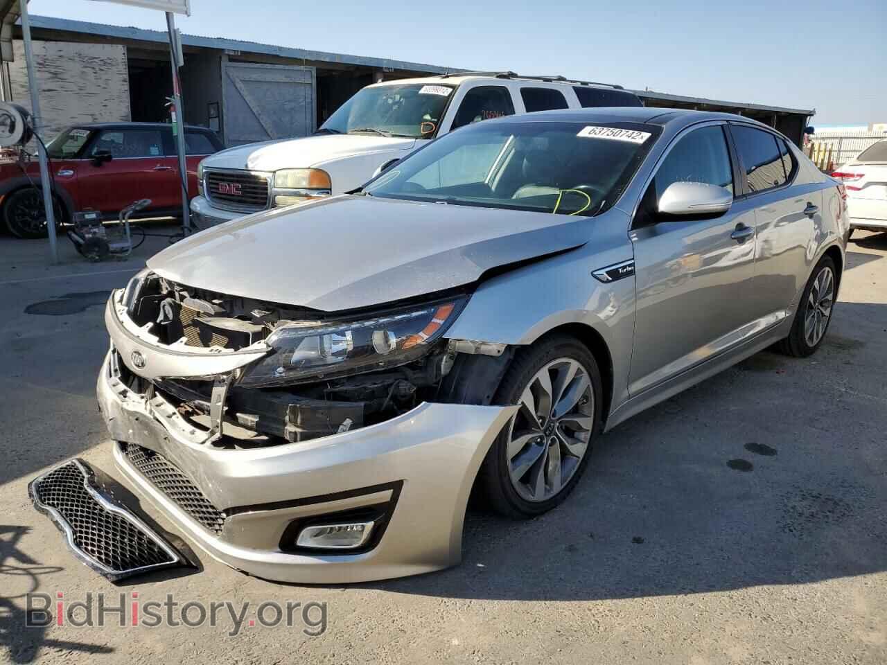 2015 KIA OPTIMA - VIN: 5XXGR4A67FG354216 - Фото 2