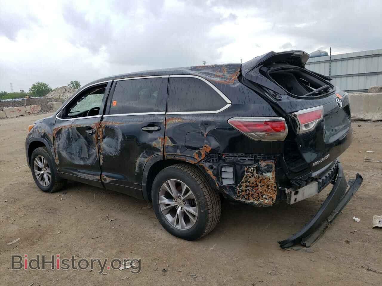 2015 TOYOTA HIGHLANDER - VIN: 5TDBKRFH2FS215230 - Фото 2