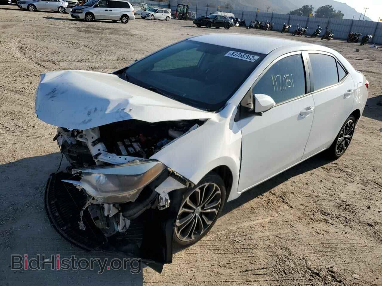 2014 TOYOTA COROLLA - VIN: 5YFBURHE5EP059608 - Фото 2
