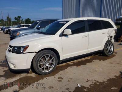 2015 Dodge JOURNEY R/T, белый — VIN 3C4PDCEG9FT543160, Copart