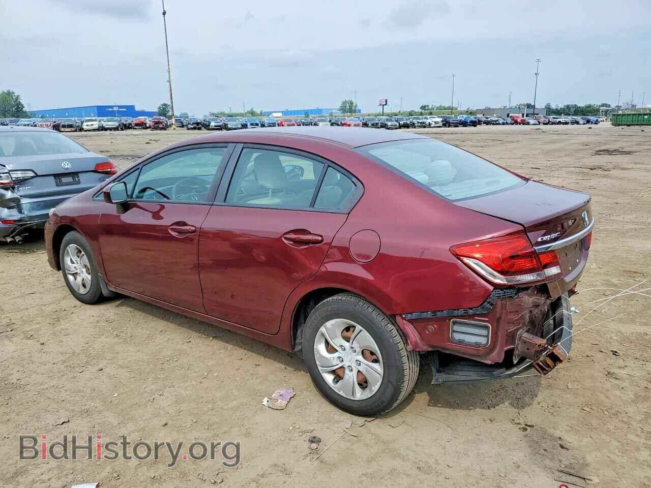 2014 HONDA CIVIC - VIN: 19XFB2F51EE069605 - Фото 2