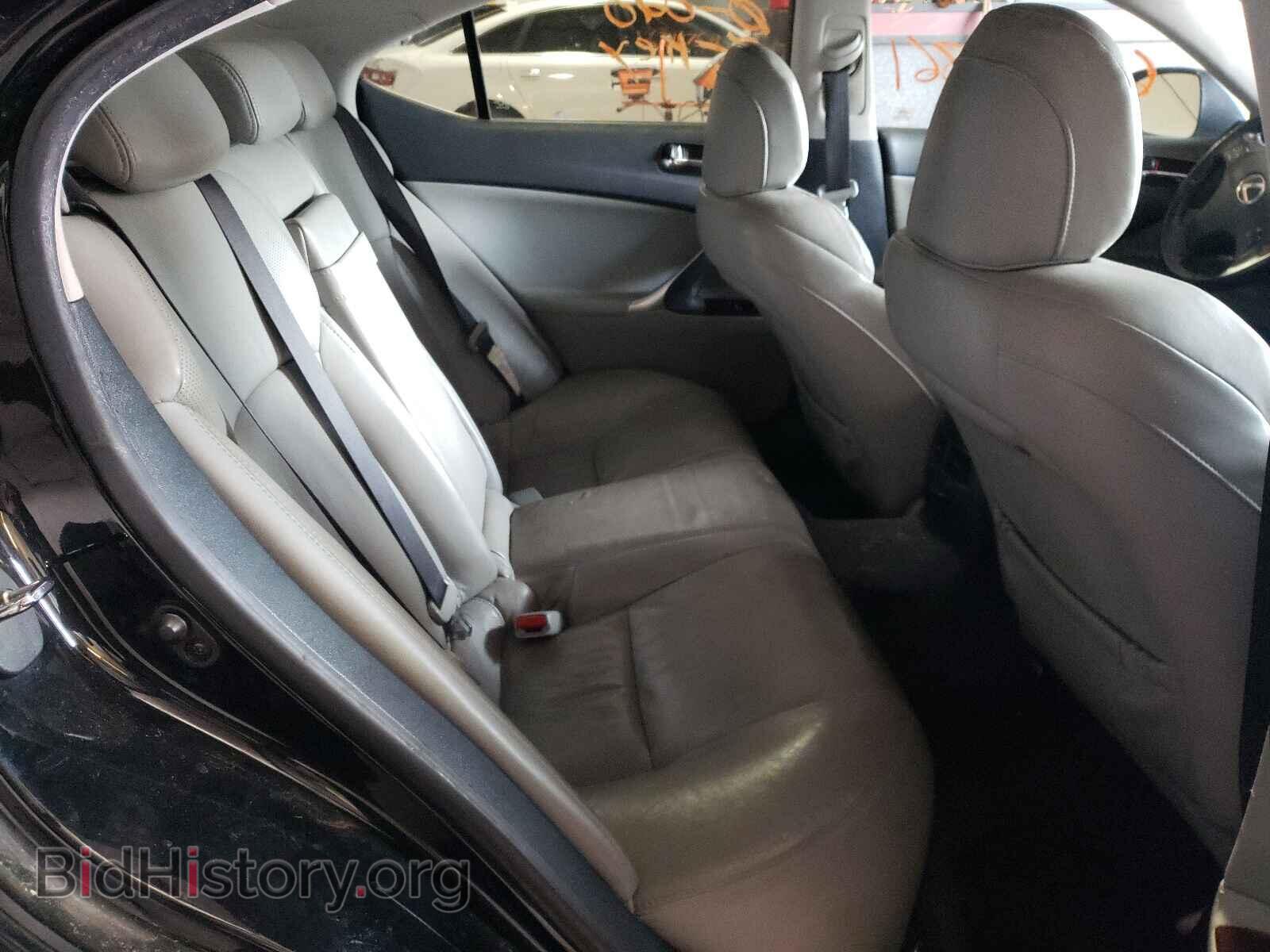 2008 LEXUS IS - VIN: JTHBE262085021314 - Фото 6