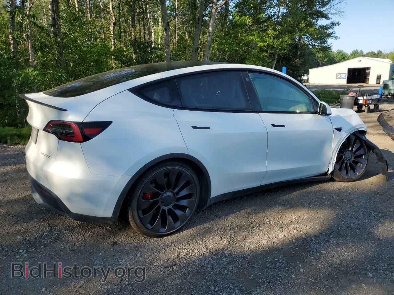 2022 TESLA MODEL Y - VIN: 7SAYGDEF3NF516349 - Фото 3