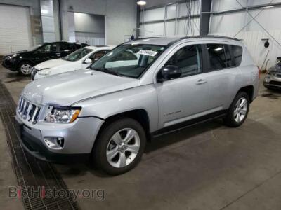 2012 Jeep COMPASS Sport, silver — VIN 1C4NJCBB8CD651800, Copart