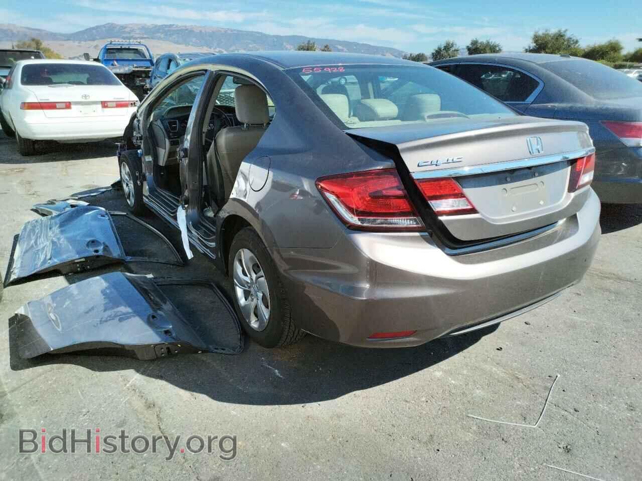 2013 HONDA CIVIC - VIN: 19XFB2F58DE244740 - Фото 3