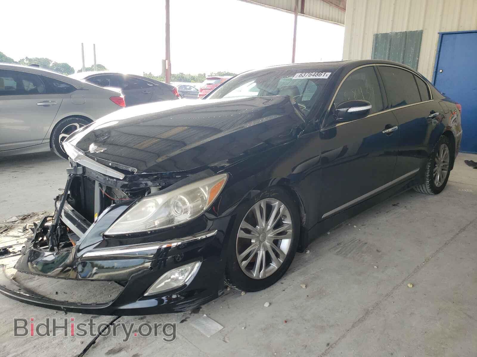 2012 HYUNDAI GENESIS - VIN: KMHGC4DF4CU180135 - Фото 2