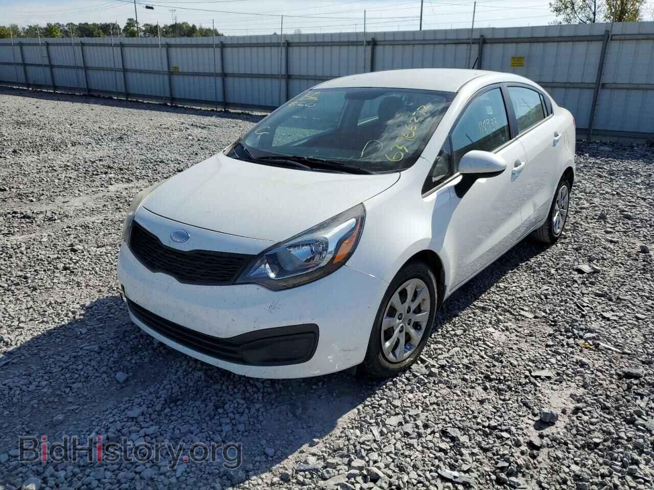 2014 KIA RIO - VIN: KNADM4A34E6326813 - Фото 2