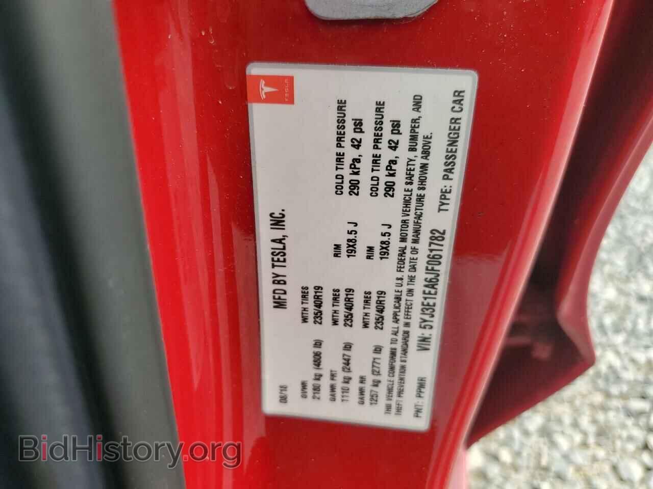 2018 TESLA MODEL 3 - VIN: 5YJ3E1EA6JF061782 - Photo 12