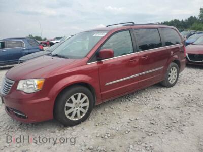 2015 Chrysler MINIVAN Touring, red — VIN 2C4RC1BG7FR637237, Copart