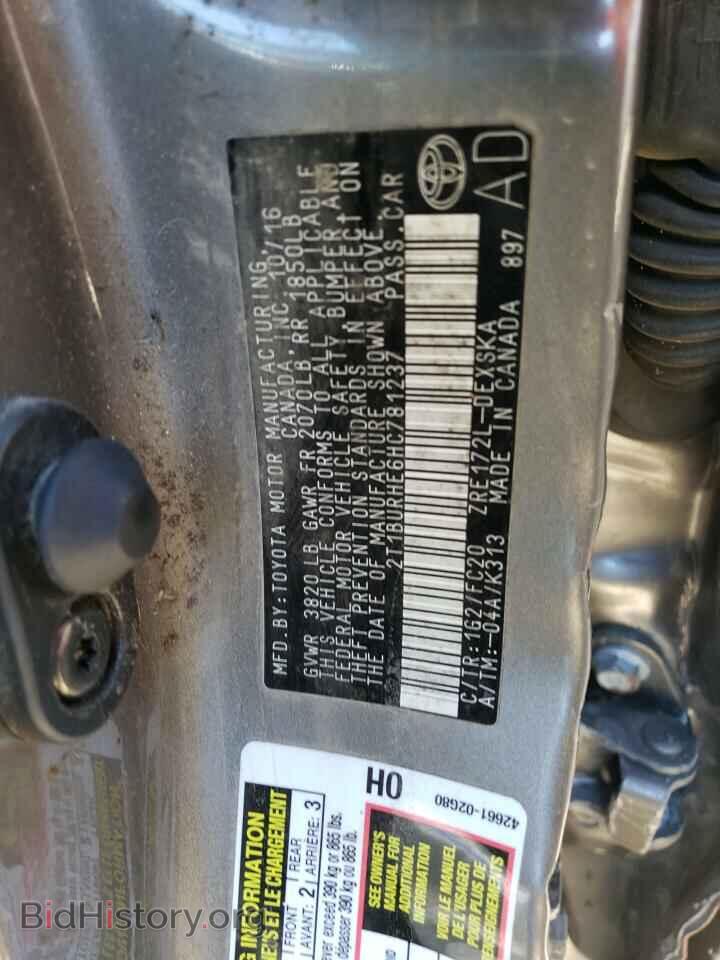 2017 TOYOTA COROLLA - VIN: 2T1BURHE6HC781237 - Photo 12