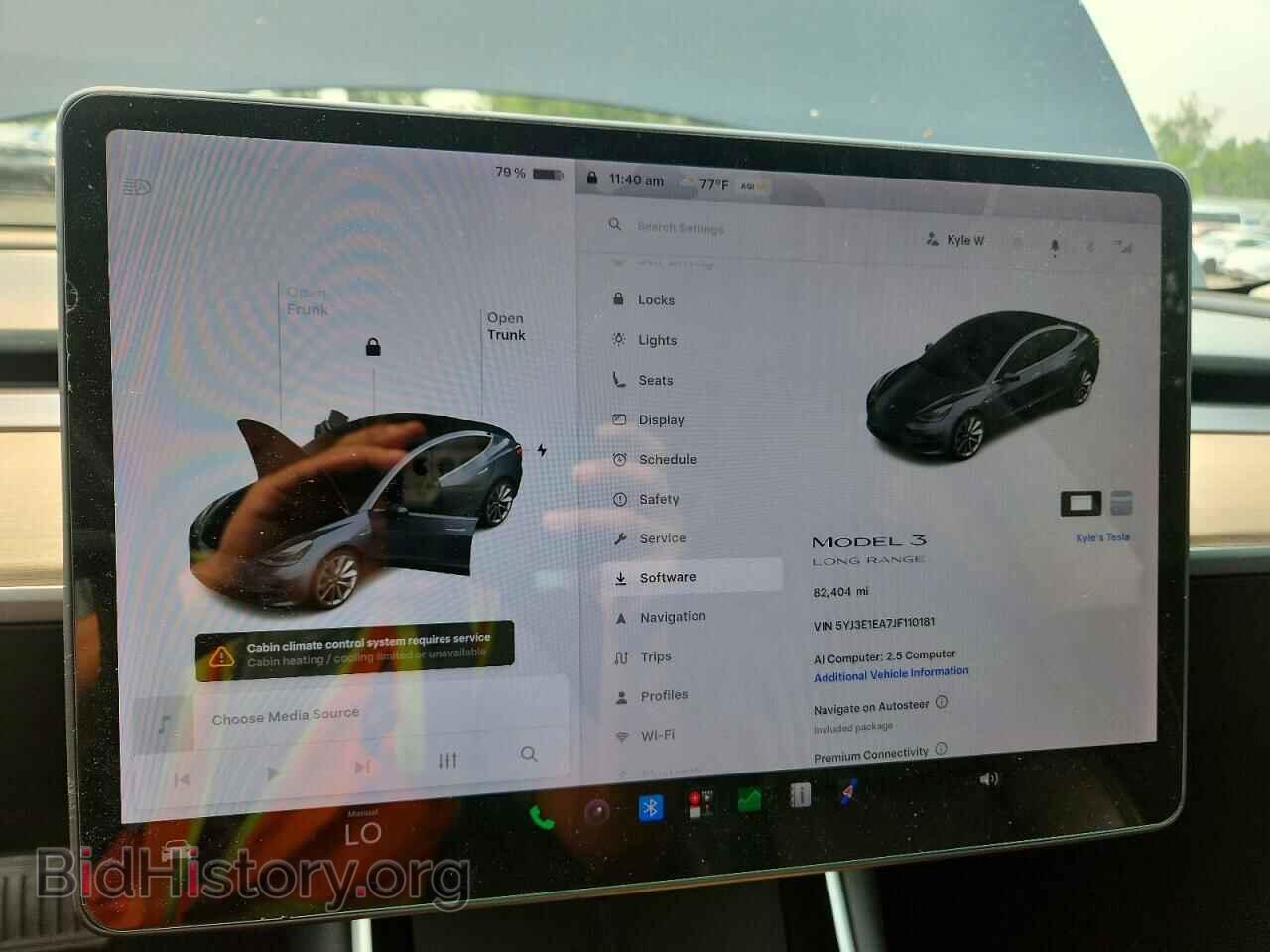 2018 TESLA MODEL 3 - VIN: 5YJ3E1EA7JF110181 - Photo 9