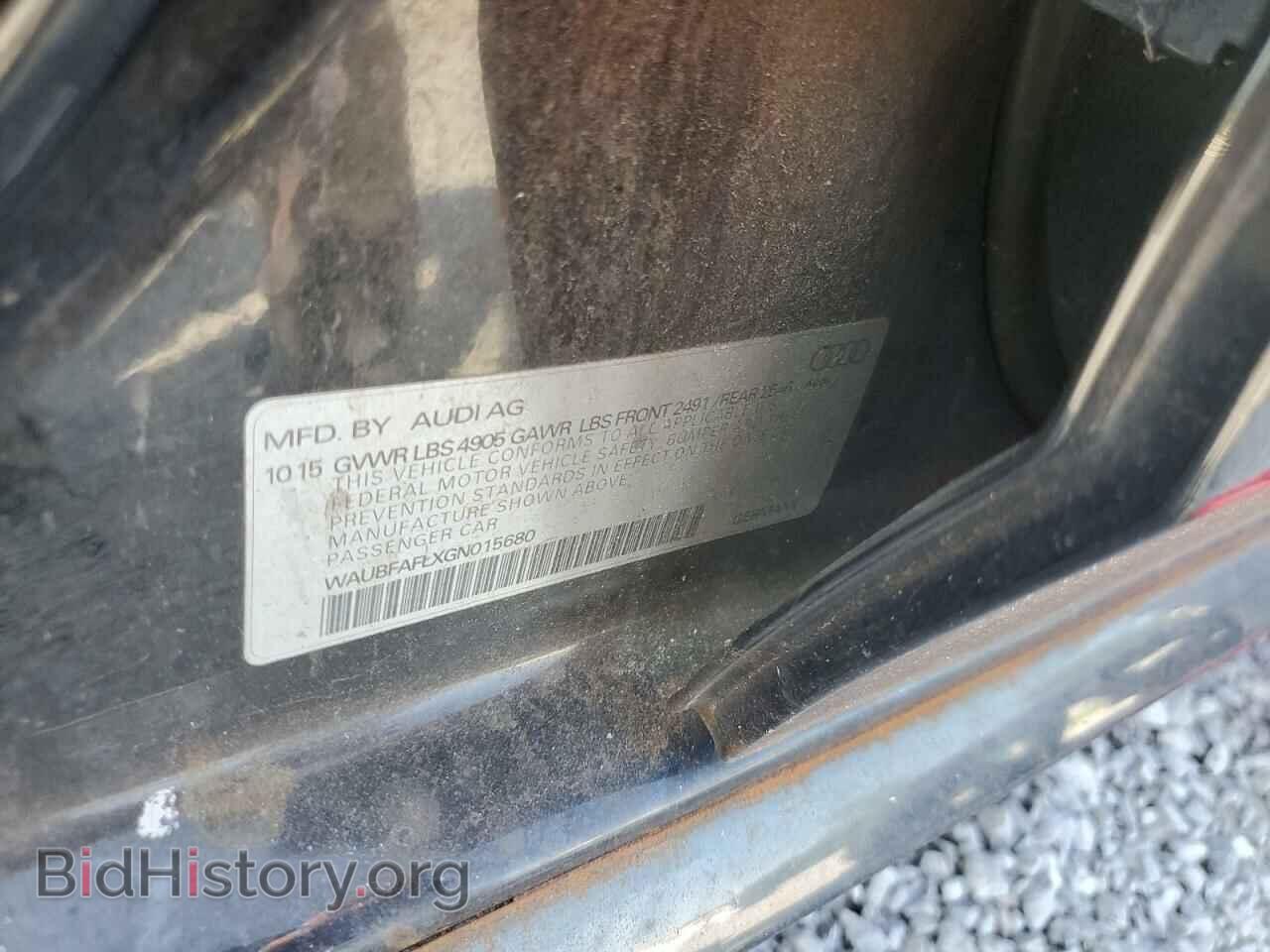 2016 AUDI A4 - VIN: WAUBFAFLXGN015680 - Фото 12
