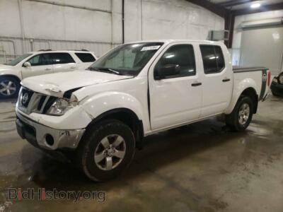 2011 Nissan FRONTIER S, белый — VIN 1N6AD0EV9BC413613, Copart