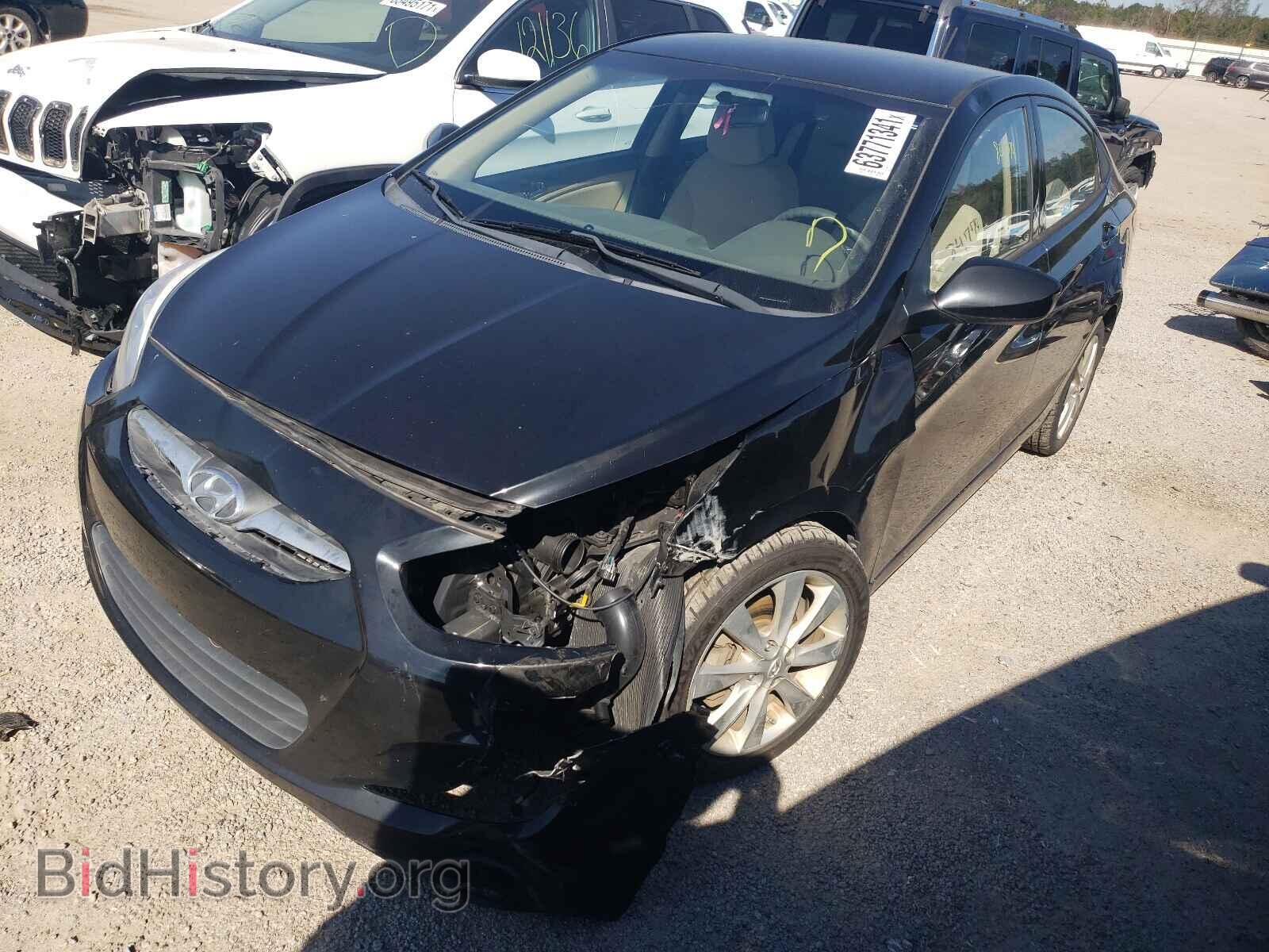 2014 HYUNDAI ACCENT - VIN: KMHCU4AE6EU767527 - Фото 2