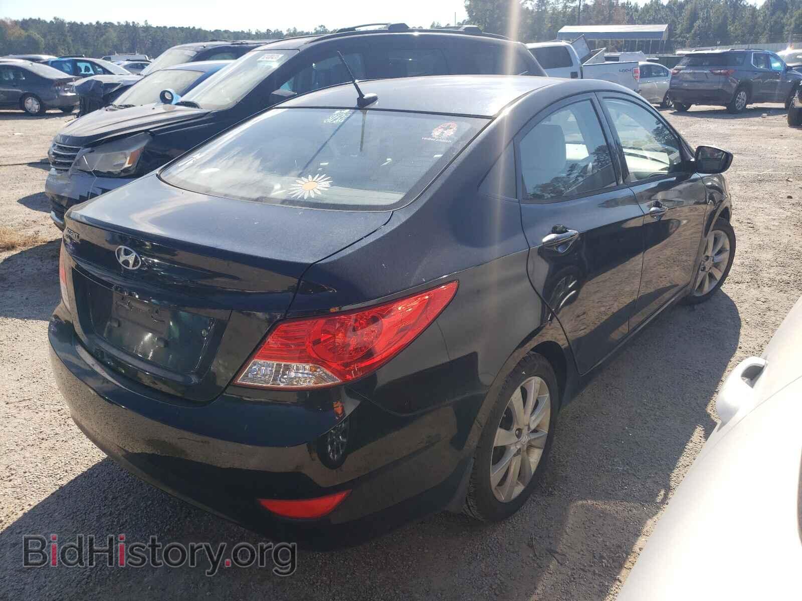 2014 HYUNDAI ACCENT - VIN: KMHCU4AE6EU767527 - Фото 4
