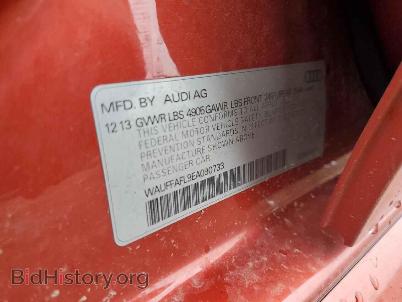 2014 AUDI A4 - VIN: WAUFFAFL9EA090733 - Фото 12