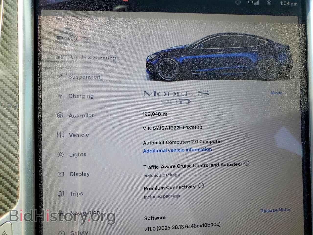 2017 TESLA MODEL S - VIN: 5YJSA1E22HF181900 - Photo 9