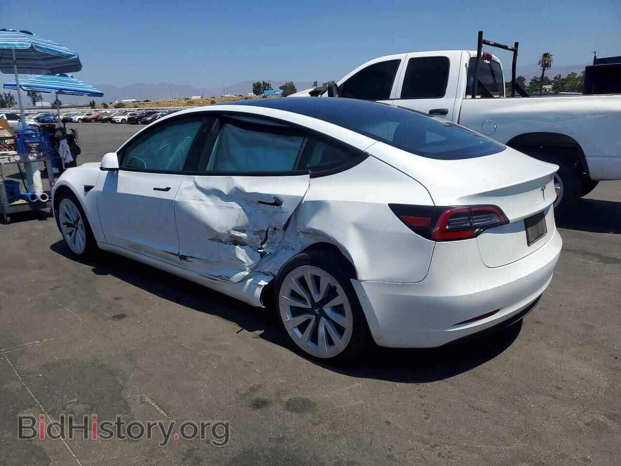2022 TESLA MODEL 3 - VIN: 5YJ3E1EA5NF154573 - Фото 2