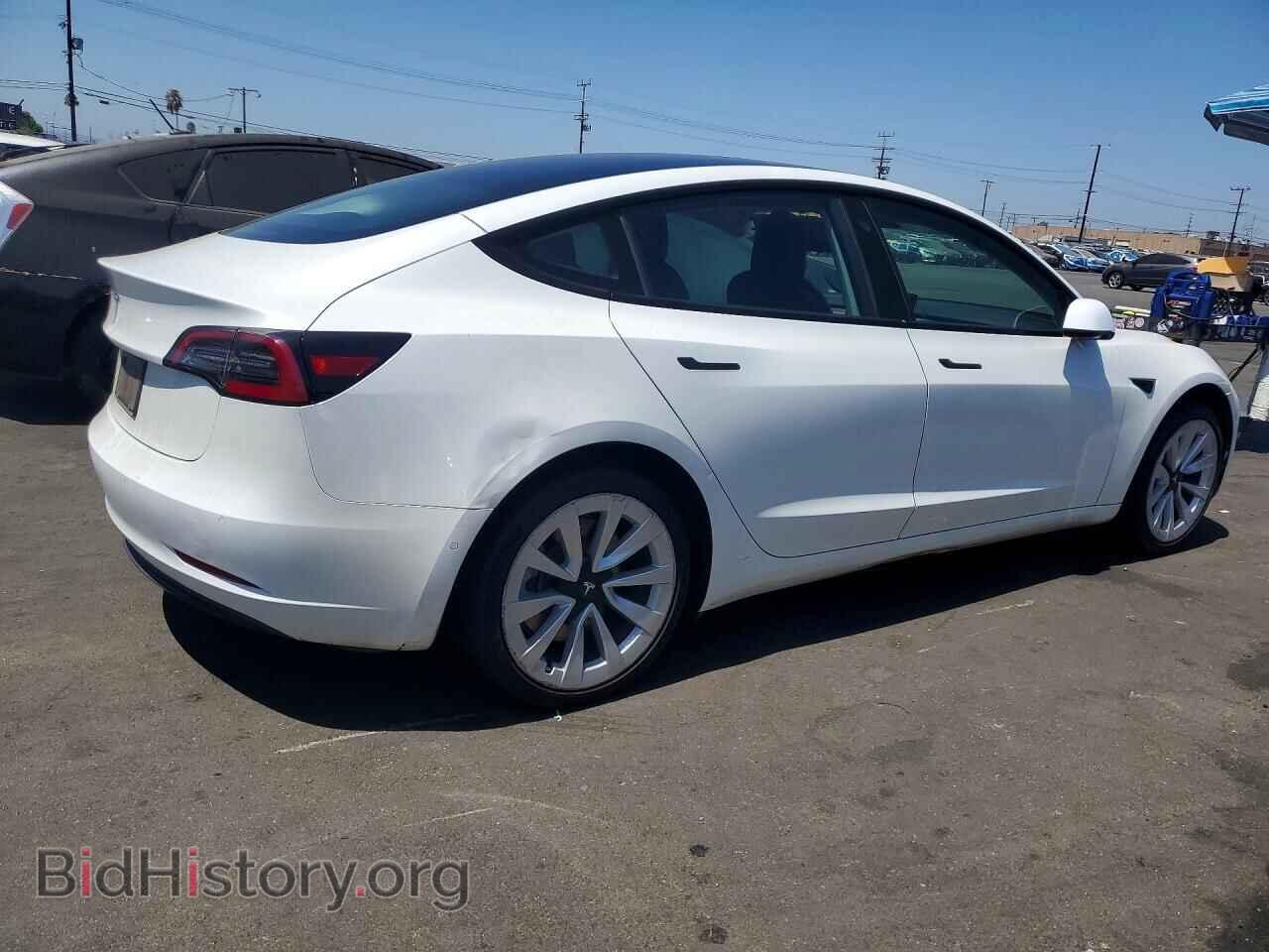 2022 TESLA MODEL 3 - VIN: 5YJ3E1EA5NF154573 - Фото 3