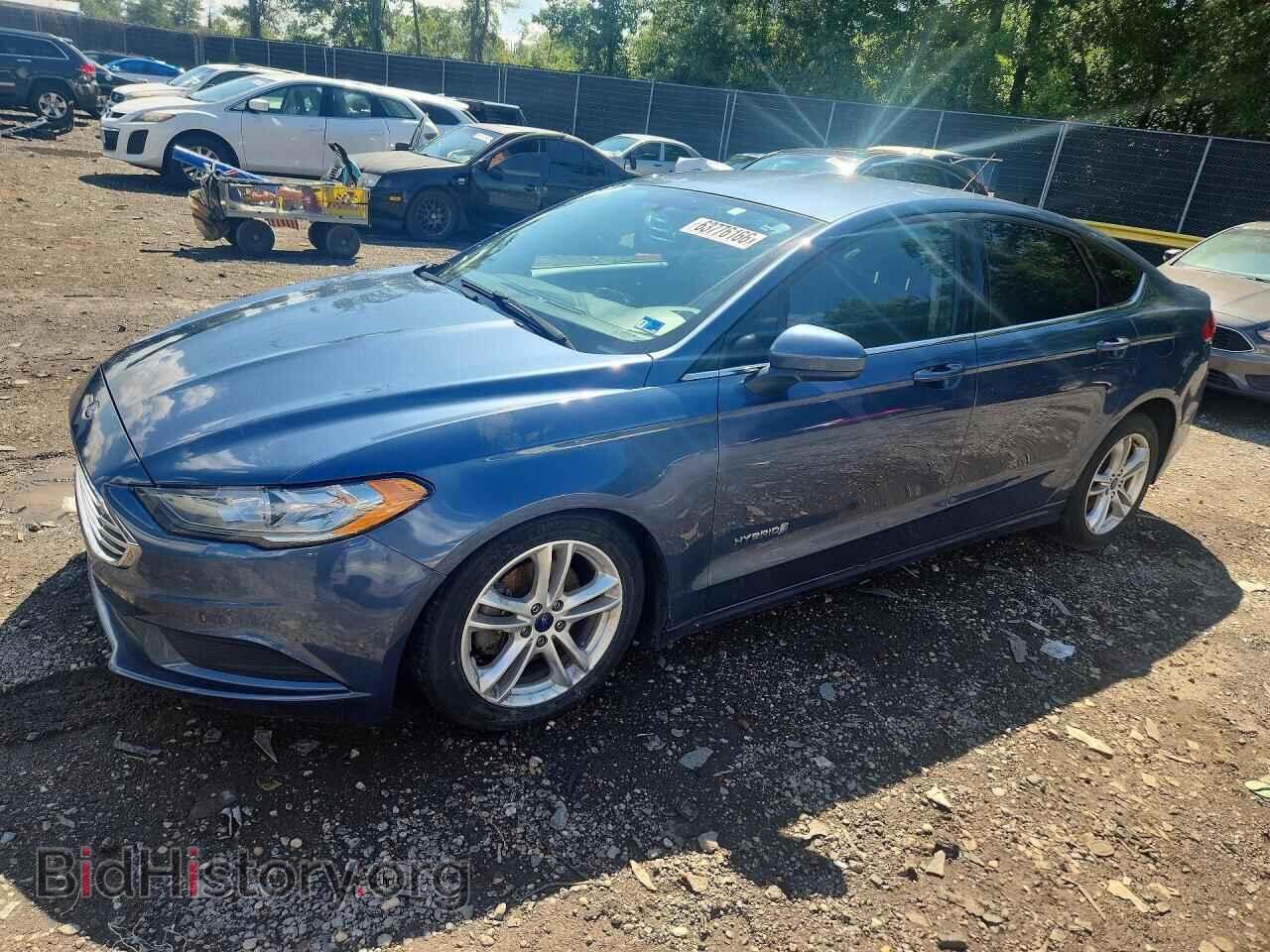 Photo 3FA6P0LU5JR165344 - FORD FUSION 2018