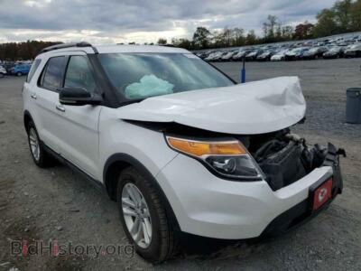 2012 Ford EXPLORER Explorer X, белый — VIN 1FMHK8D86CGA78320, Copart