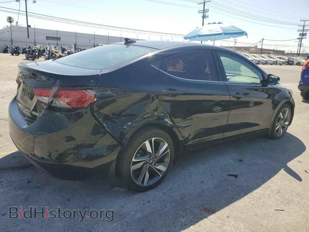 2014 HYUNDAI ELANTRA - VIN: KMHDH4AE2EU200465 - Фото 3