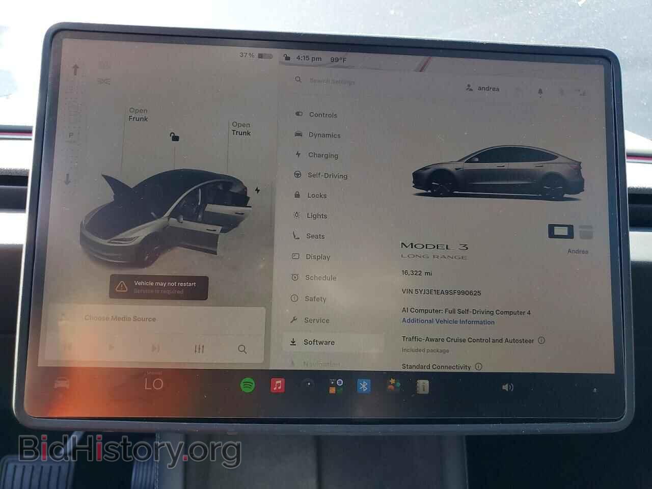2025 TESLA MODEL 3 - VIN: 5YJ3E1EA9SF990625 - Photo 9