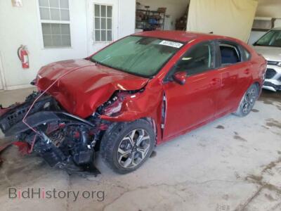2020 Kia FORTE FE, красный — VIN 3KPF24AD6LE183073, Copart