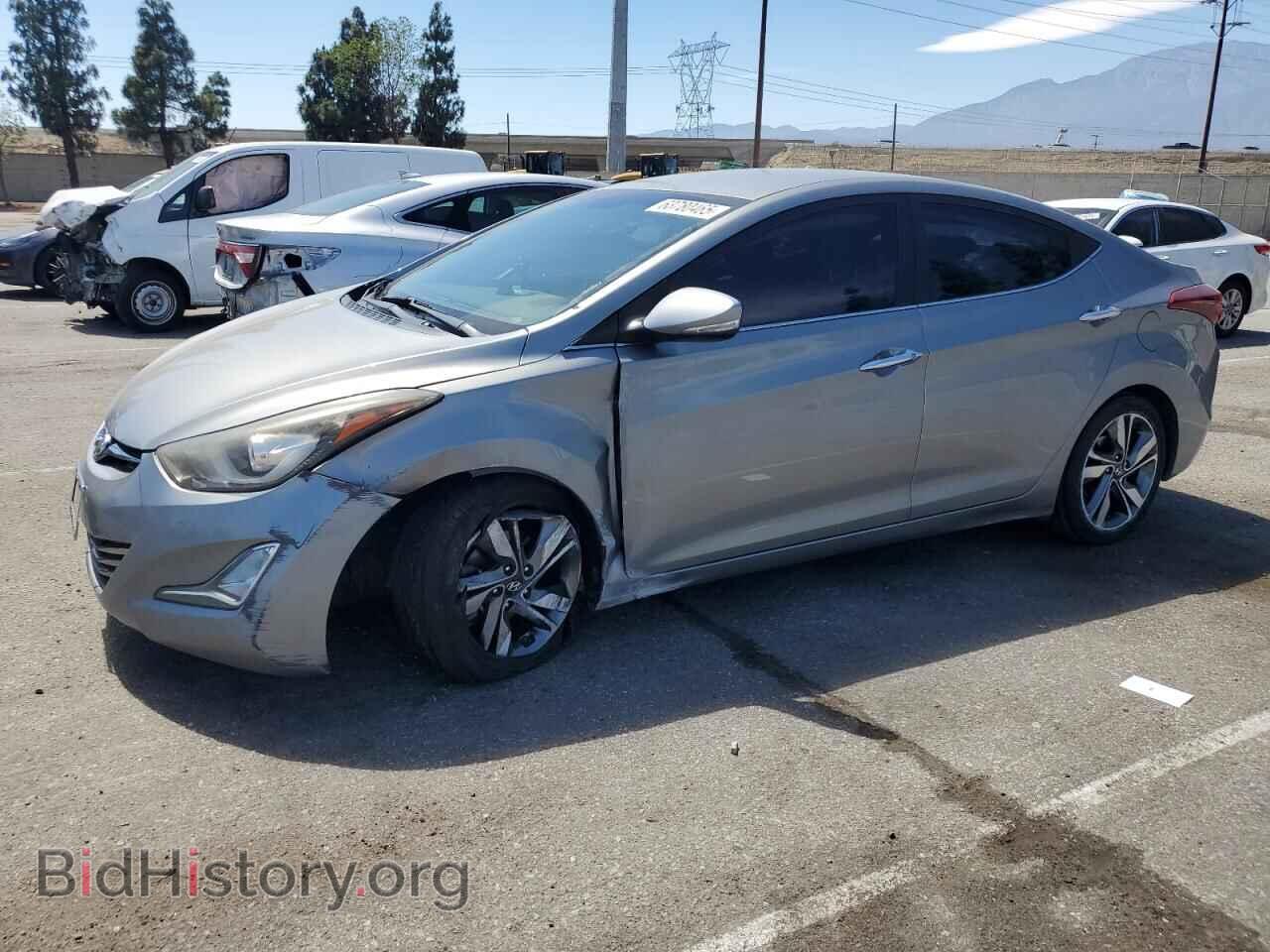 Photo KMHDH4AEXFU377640 - HYUNDAI ELANTRA 2015