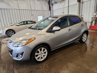 2011 Mazda 2, серый — VIN JM1DE1HYXB0113654, Copart