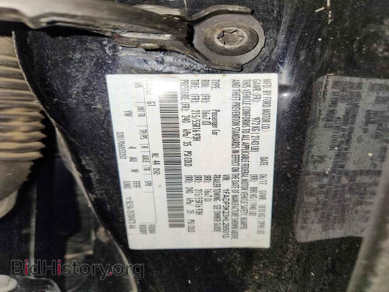 2017 FORD FOCUS - VIN: 1FADP3K23HL295012 - Фото 12