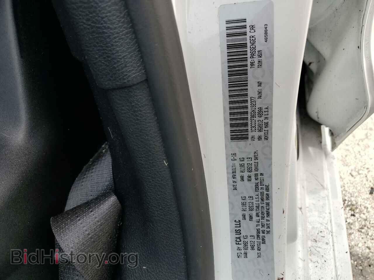 2016 CHRYSLER 200 - VIN: 1C3CCCFB6GN192377 - Фото 13