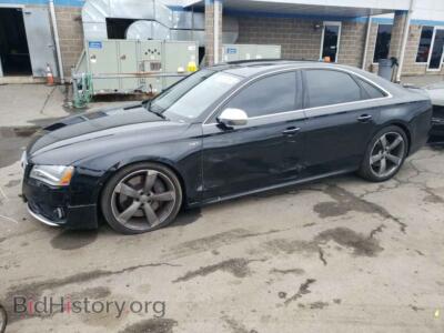 2013 Audi S8 Quattro, black — VIN WAUD2AFD9DN033810, Copart
