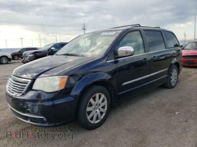 2011 Chrysler MINIVAN Touring L, синий — VIN 2A4RR8DG5BR607145, Copart