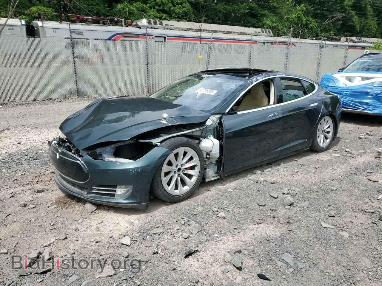 Фотография 5YJSA1H11EFP43736 - TESLA MODEL S 2014
