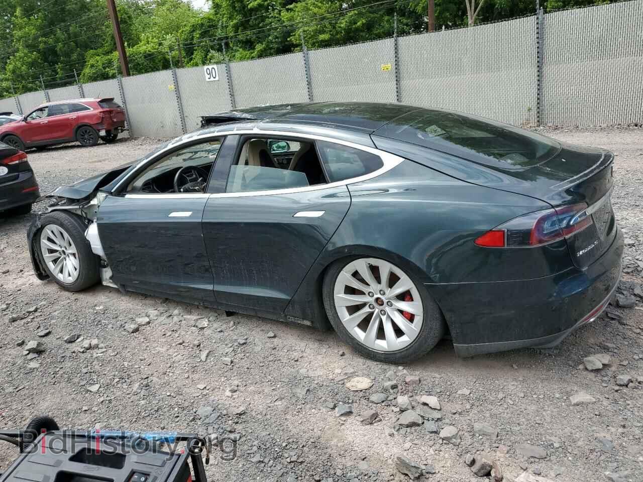2014 TESLA MODEL S - VIN: 5YJSA1H11EFP43736 - Фото 2