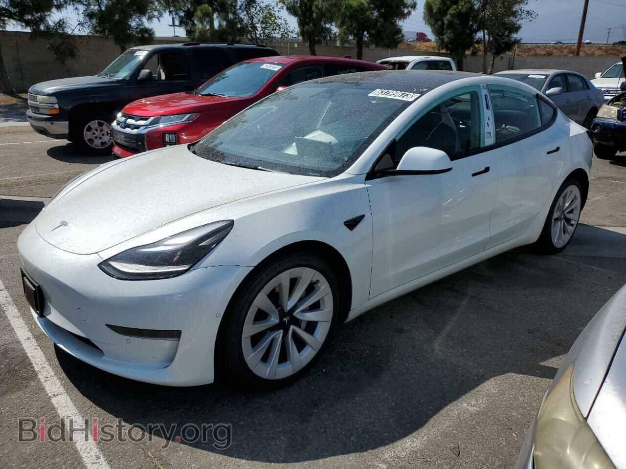 Photo 5YJ3E1EA7NF143543 - TESLA MODEL 3 2022