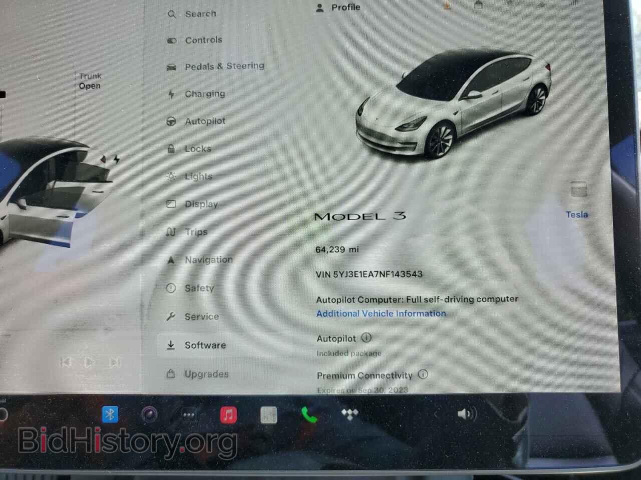 2022 TESLA MODEL 3 - VIN: 5YJ3E1EA7NF143543 - Фото 9