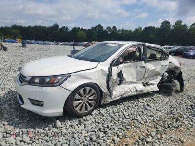 2013 Honda ACCORD EXL, белый — VIN 1HGCR2F87DA190893, Copart