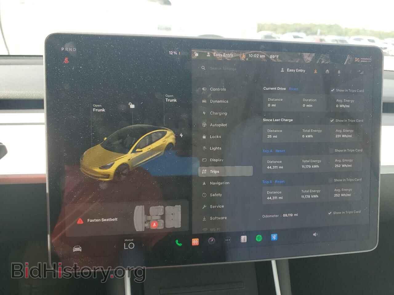 2019 TESLA MODEL 3 - VIN: 5YJ3E1EAXKF301613 - Фото 9