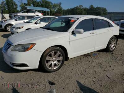2013 Chrysler 200 200 Tourin, белый — VIN 1C3CCBBB1DN694080, Copart