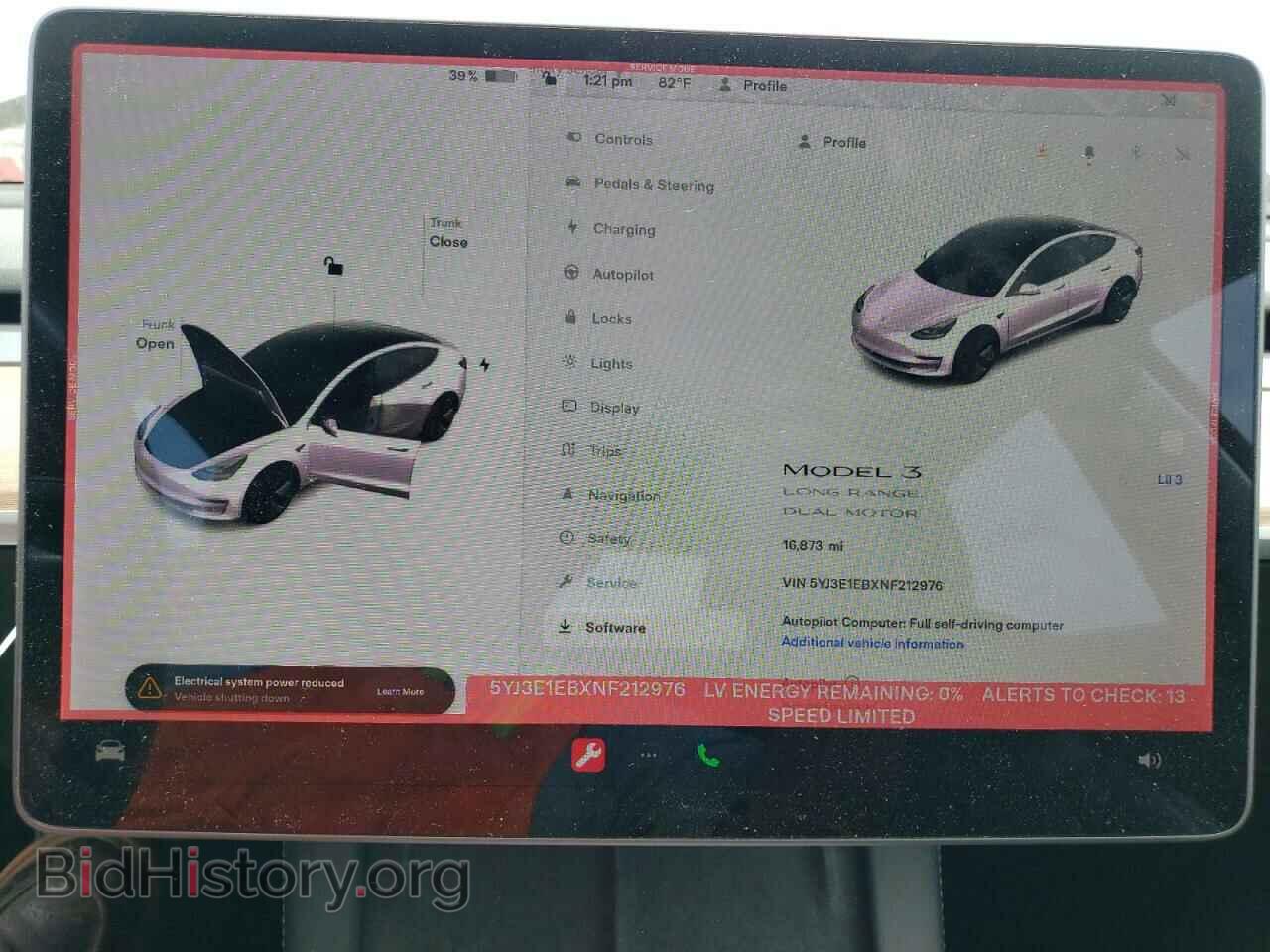 2022 TESLA MODEL 3 - VIN: 5YJ3E1EBXNF212976 - Фото 9
