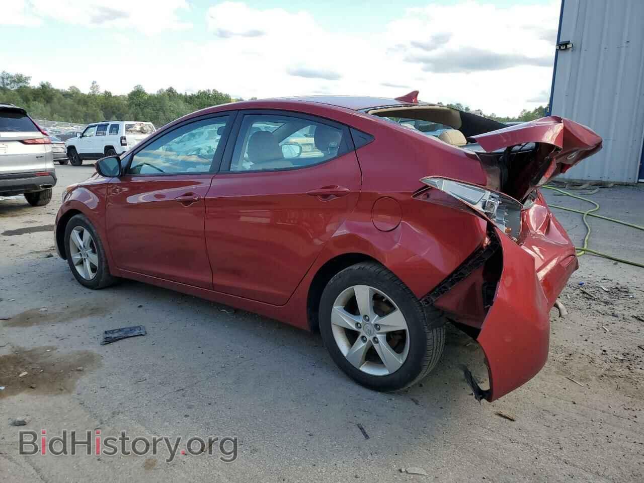 2012 HYUNDAI ELANTRA - VIN: KMHDH4AE1CU186863 - Фото 2