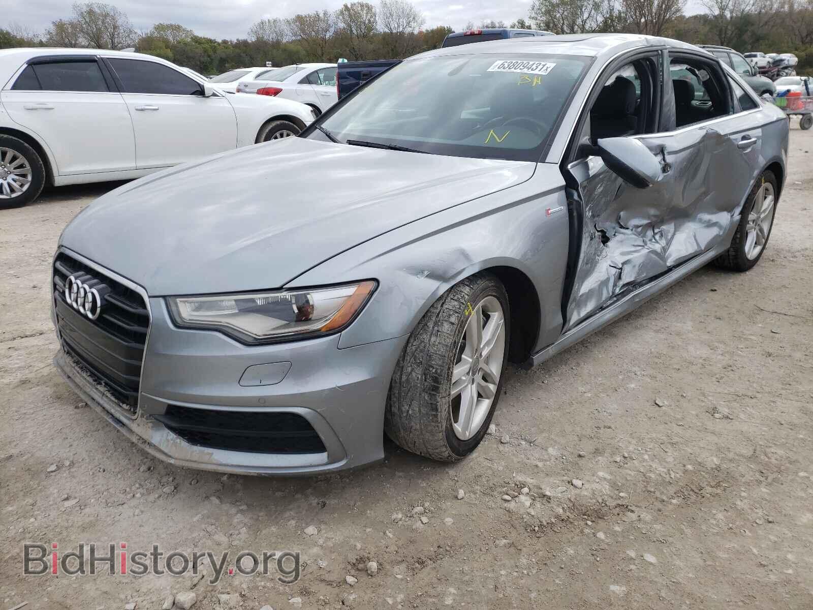 2012 AUDI A6 - VIN: WAUHGAFC0CN079390 - Фото 2