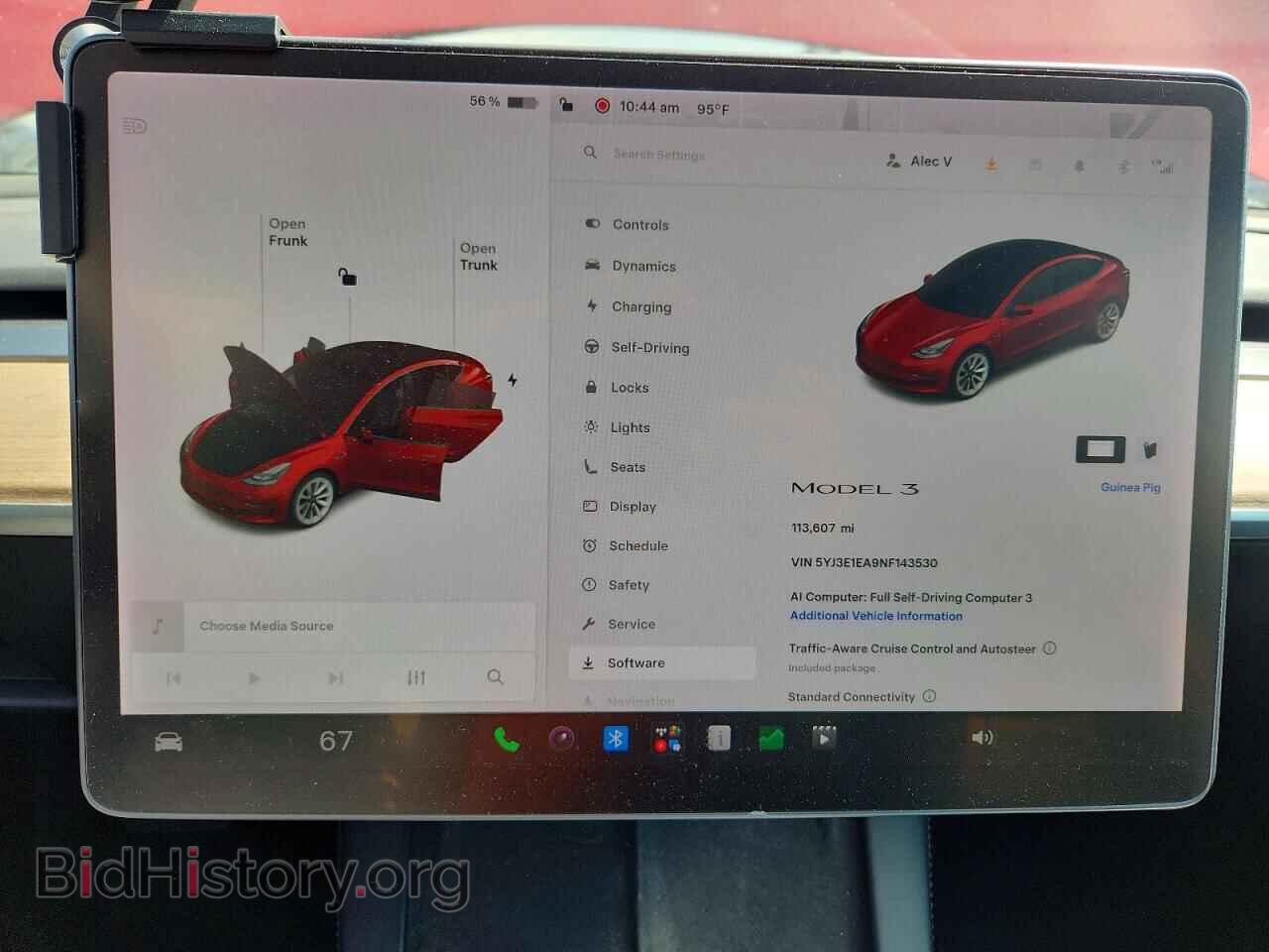 2022 TESLA MODEL 3 - VIN: 5YJ3E1EA9NF143530 - Photo 9